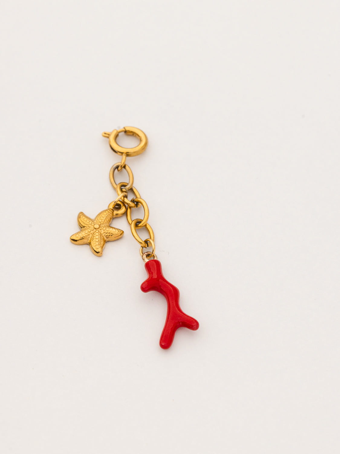 Pendentif corail Rouge