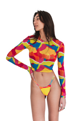 Kesiya Crop-Top (Color Splash)